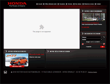 Tablet Screenshot of honda-nantes.com